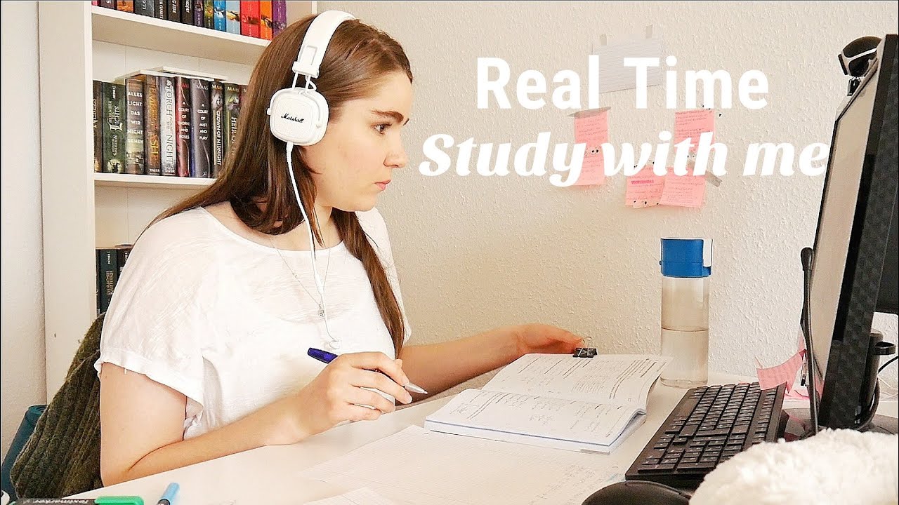Study With Me In Real Time 50/10 Pomodoro Method // talking in the ...
