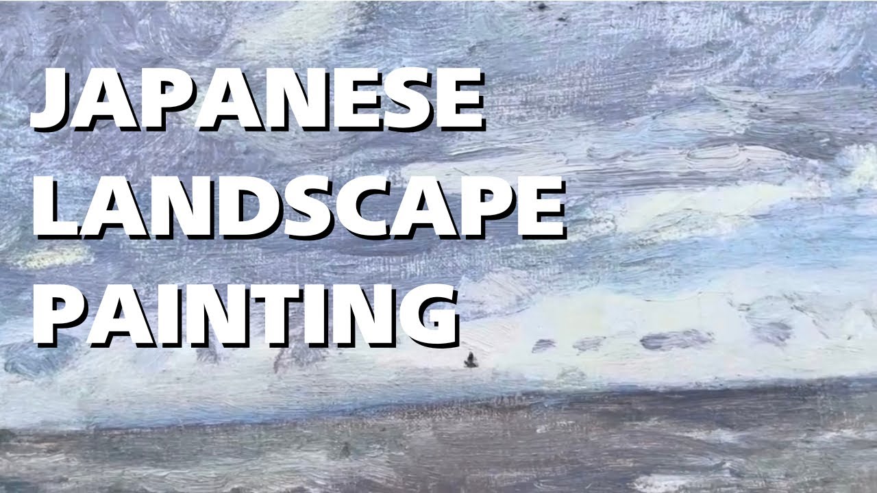 Japanese landscape painting