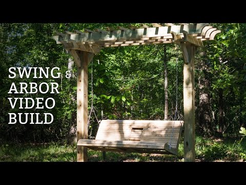 porch-swing-and-arbor-build-video-:-update-for-our-cabin-in-broken-bow