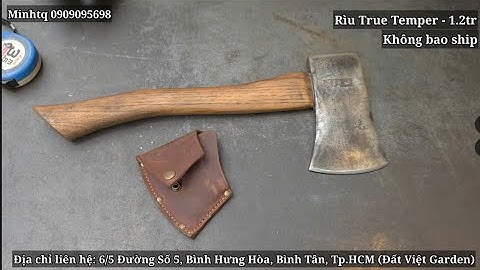 Rìu True Temper Flint Edge, Mỹ, cán zin gỗ óc chó, dài 37cm - 1.2tr #minhtq #0909095698 #hangnhatbai
