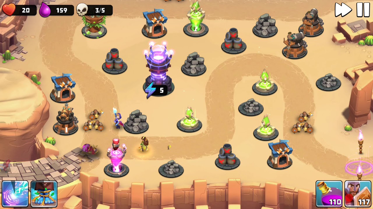 Castle Creeps TD - Chapter 32 Level 128-Shadeless 3 Stars