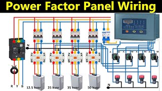 Power Factor Panel Wiring | APFC Panel Wiring Diagram | APFC Relay Connection