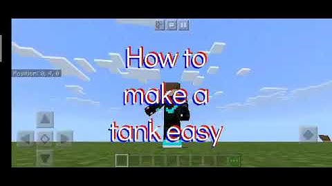 How make a tank easy no mods and addon and command block just redstone