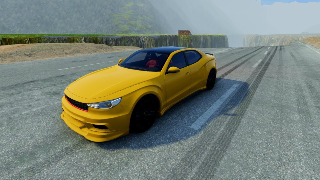 EPIC CAR JUMP FALL CARSH - BeamNG.drive - YouTube