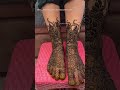 Bridal Mehndi | Legs Design | Henna Artist #shortvideo #ytshorts #hennadesign#mehndi#viral #hennaart