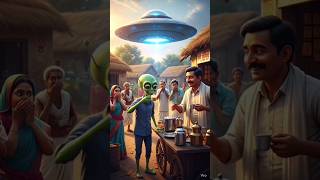 "चाय पीने एलियन आया"#scince #dharti