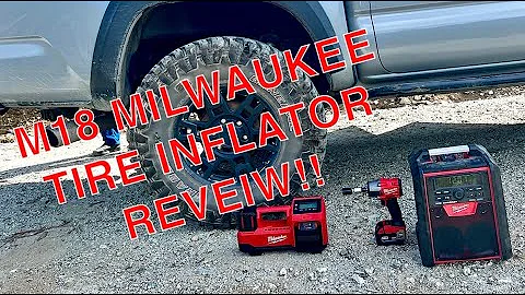 M18 Milwaukee Tire Inflator Review!! || HighSpeed Overlanding