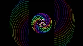 This hypnotic rainbow spiral flower is so satisfying ✨ #86