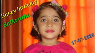 ಈ ದಿನ ನನ್ನ  ಅಕ್ಕನ ಮಗಳ ಹುಟ್ಟು ಹಬ್ಬ#happy birthday to my dear sai kruthi#wishes screenshot 5