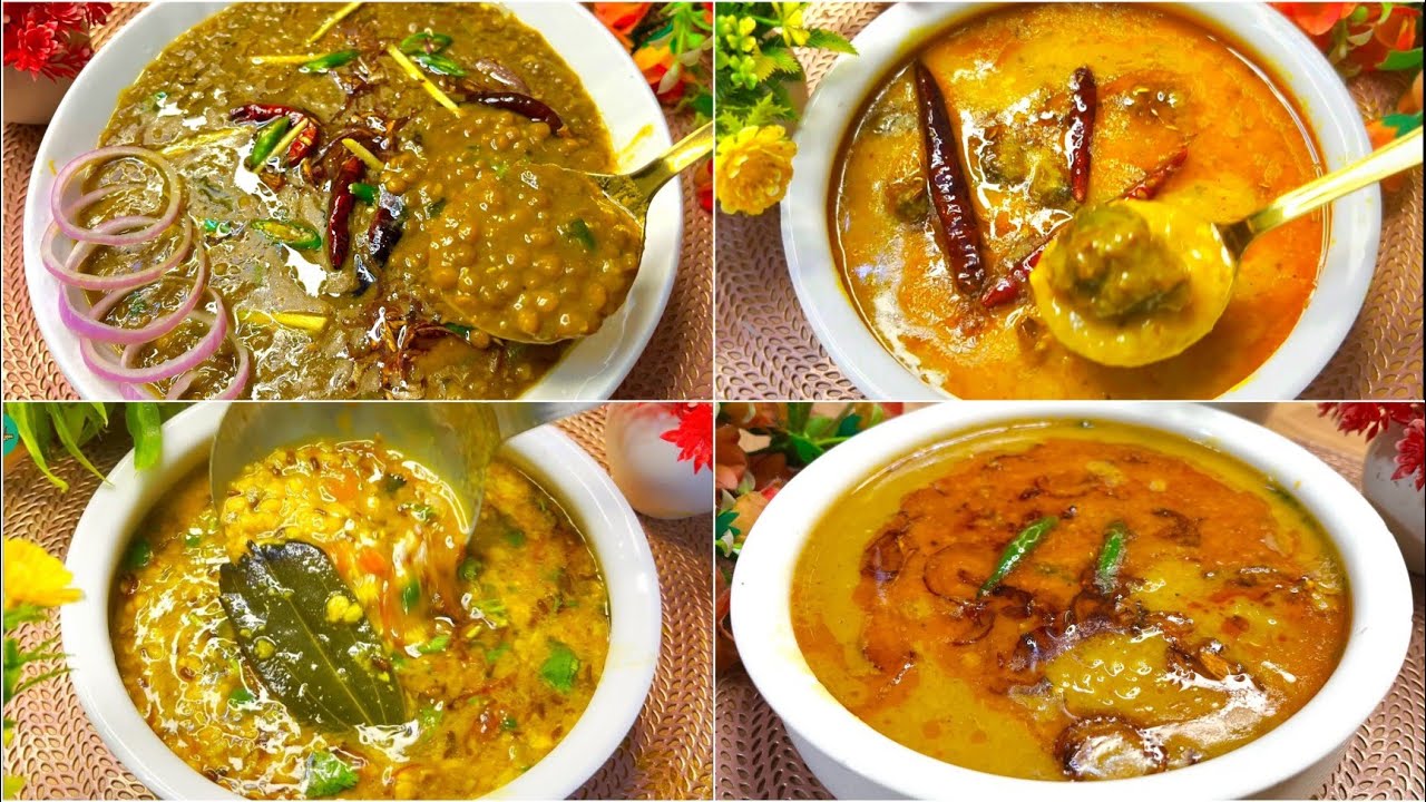 4 Types Most Delicious U P & Lucknowi Style Authentic Daal Recipe 😋 Summer Special Daal Recipe ❤️