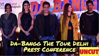 Salman Khan's Da-Bangg The Tour Delhi | Press Conference | Sonakshi Sinha | Kriti Sanon | UNCUT