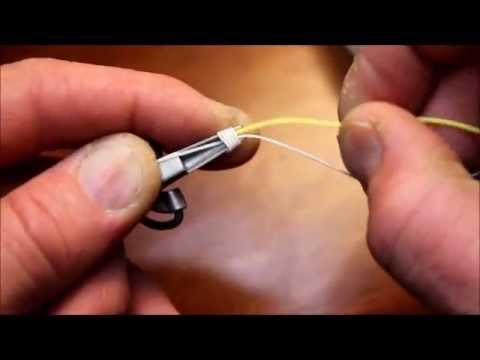 How to tie a Nail Knot ~ Backing to Fly Line 