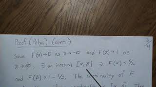 Basic Limit Theorems (5/11): Levy Continuity Theorem. Polya Theorem. -  YouTube