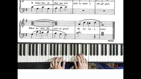 Bastien piano basic Level 1: Soccer Is My Favorite