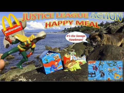 McDonald's Justice League Action Happy Meal | Hawkman - YouTube