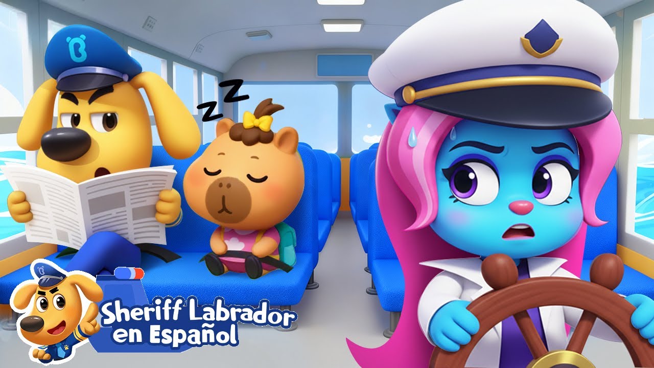El Barco Escolar Falso 🛥️ Dibujos Animados 🔍Sheriff Labrador en Español