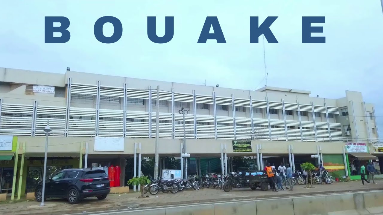 Bouaké, deuxième ville de Côte d'Ivoire, et la ville de Daloa