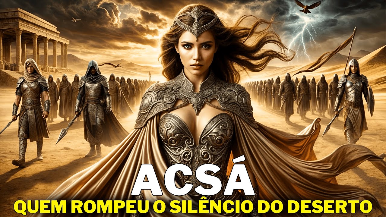 A história que POUCOS CONTAM sobre Acsá: a mulher USADA por Deus para QUEBRAR O SILÊNCIO do deserto!