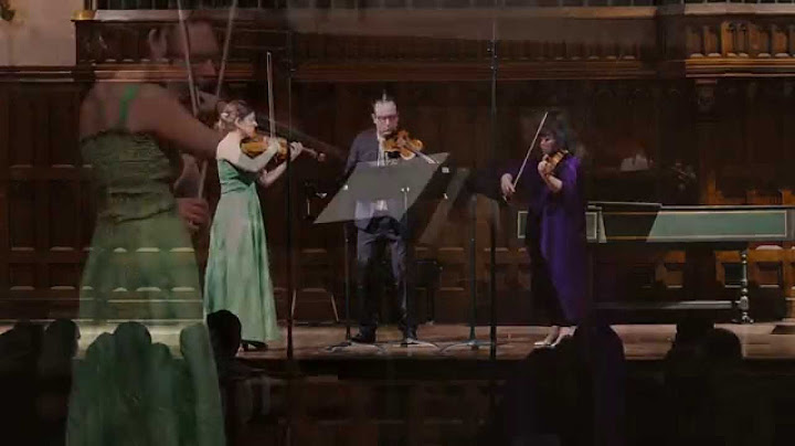 Kodaly: Serenade for Two Violins and Viola, Mvt III - ChamberFest Cleveland (2014)