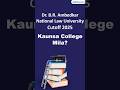 Dr. B.R. Ambedkar National Law University BA LLB Cutoff 2025 | Toughest Branch & Top Alternatives!