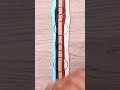 DIY Stripped Clay Earrings #shorts