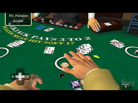 V.I.P. Casino: Blackjack Nintendo Wii Gameplay - $2000 Bet