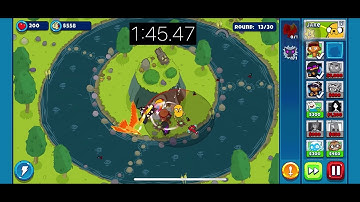 Bloons adventure time td: whatever you call it and loaded map 1 normal mode