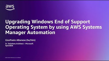Upgrading Windows End of Support Operating System by using AWS Systems Manager Automation