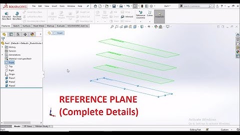 SolidWorks | Reference Plane | How to Create Plane in SolidWorks | Complete Details