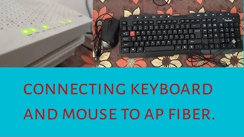 Connecting keyboard and mouse to ap fibernet|| #apfibernet|| #keyboardandmouseforapfiber.