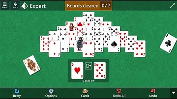 Microsoft Solitaire Collection: Pyramid - Expert - October 24, 2022