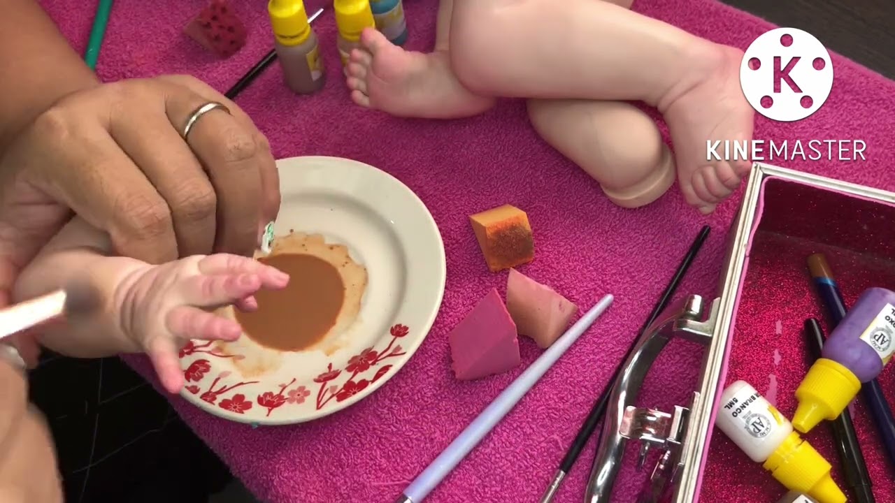 Cor da pele da bebê reborn