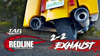 TAB Redline Performance Series 2-2 Exhaust Installation and Sound