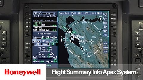 Flight Summary Information on Apex System | Aero Training TV | Honeywell Aviation