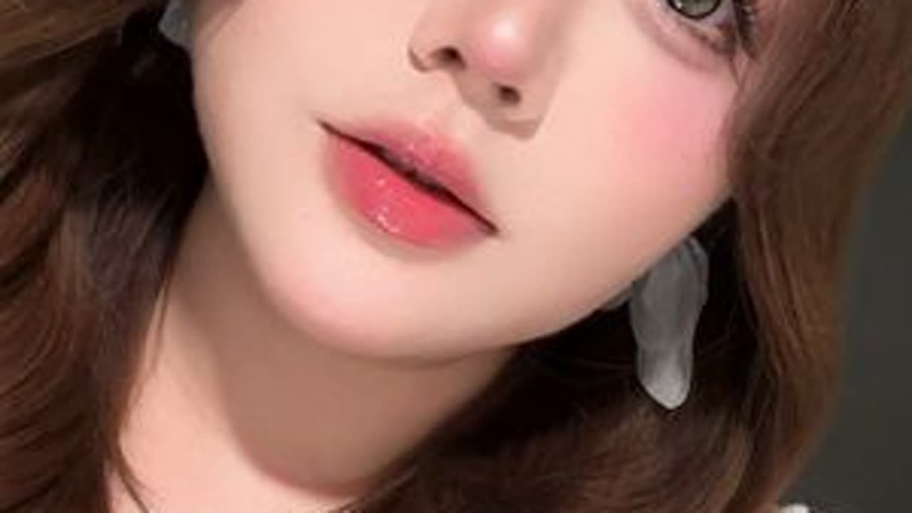 方圆脸画爽！美萌感早春淡妆～好清透！！ #为春天定制个粉彩妆吧#马年新妆新好物 #春节妆容教程#化妆教程 #方圆脸妆容 @抖音小助手