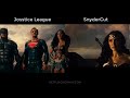 [Justice League Comparison] Hero Pose  - Snydercut vs Josstice League