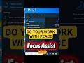 Silence All Distractions with This Hidden Tool #windows #shorts #video