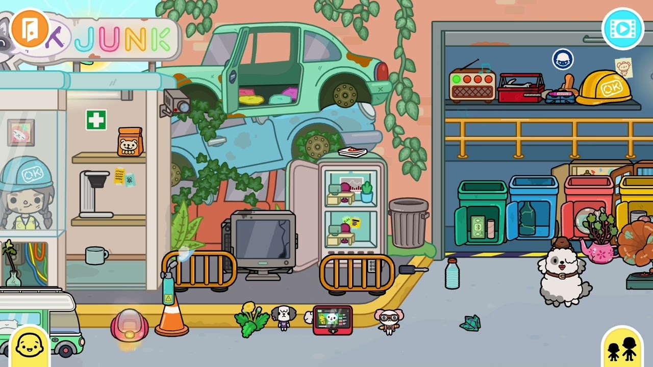 Toca Boca life world OK junk secret! YouTube