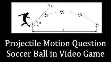 Projectile Motion: Soccer ball in video game being kicked