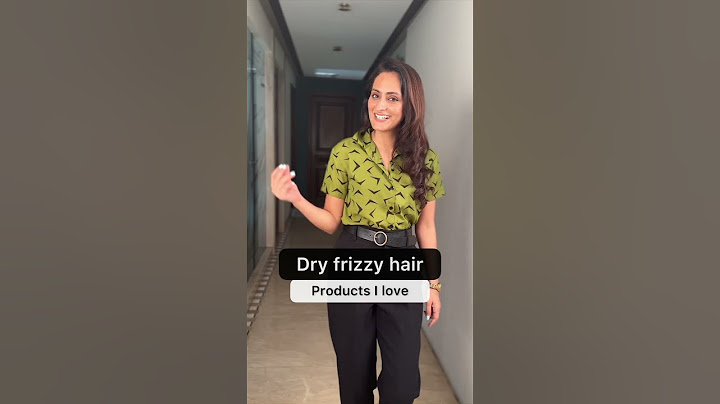 Dry frizzy hair product recommendations #dermatologist