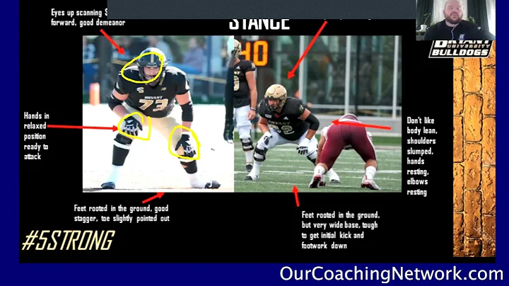 Offensive Line Stance Fundamentals with Steven Ciocci (Bryant University Offensive Line Coach)