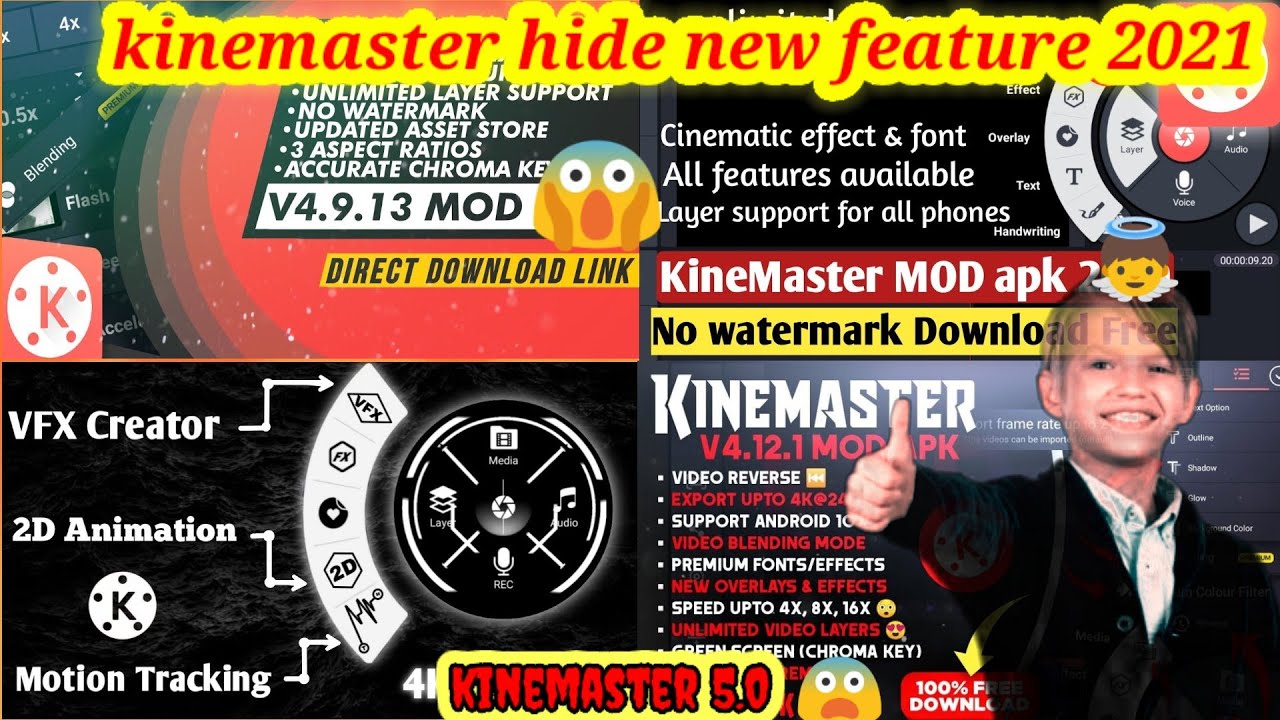 Top hidden features of kinemaster 2021|Biggest update in Kinemaster 5.0.0 | Kinemaster new features