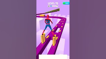 SPIDERMAN SKATER STACKER GAMEPLAY WALKTHROUGH | ANDROID,iOS MOBILE | SUPER HERO | #SHORTS GAMES #4🔥