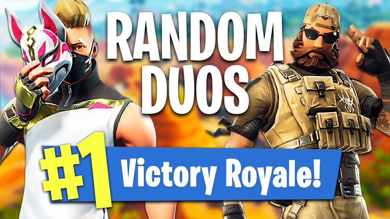 🔴FORTNITE (PLAYING RANDOM DUOS )