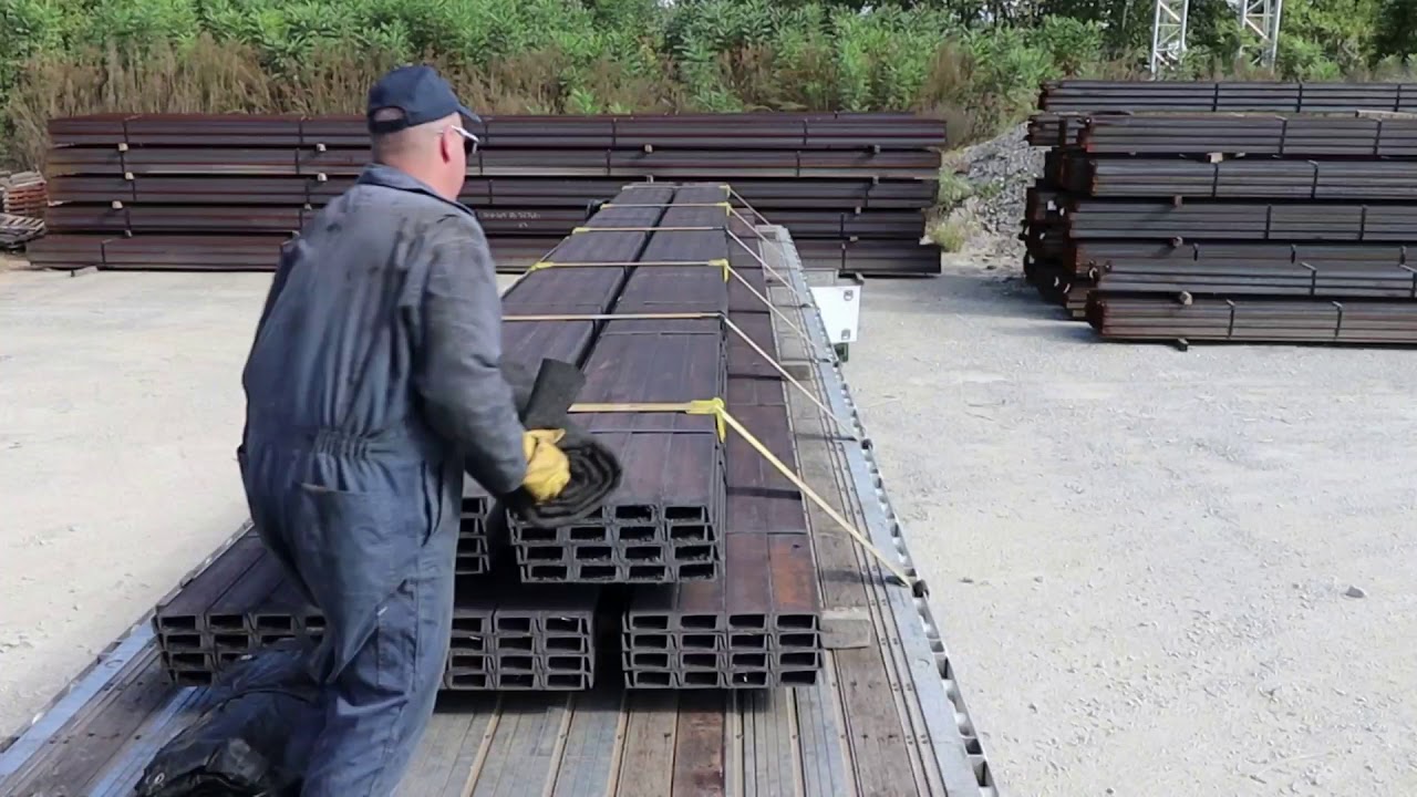 #348 Укрытие стальных балок брезентом. Это может быть очень скучно. Жизнь водителя грузовика-опер...