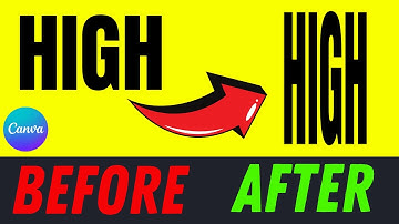 How to Make Text TALLER in Canva