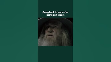 Going back to work after being on holiday #workmemes