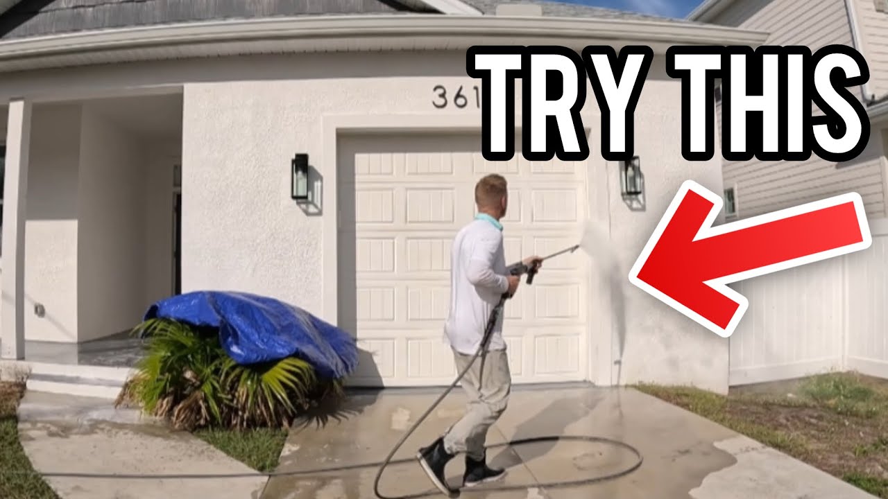 How to Pressure Wash A House Without Damaging The Home - YouTube