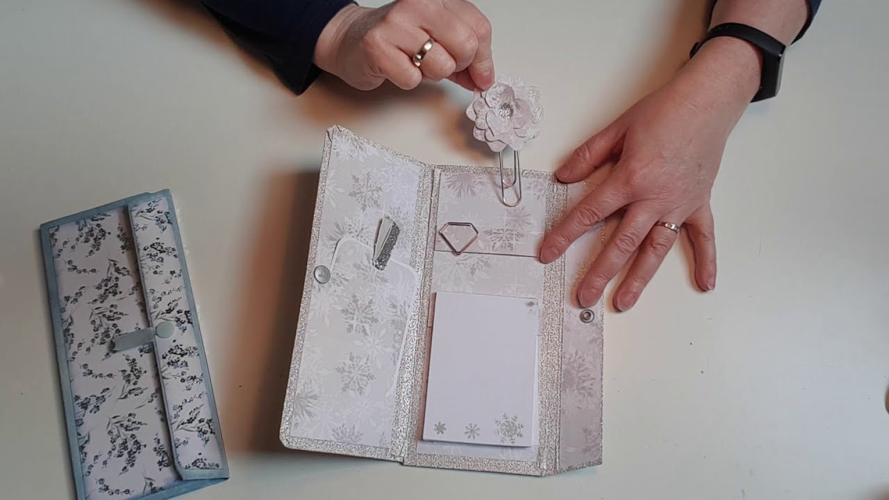 Porte carnet et post it en récup emballage de chocolat