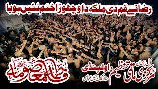 Raza Tay Qum Di Malka Da Vichora Noha O Matamdari - All Pakistan Zawae Markazi Matami Tanzeem Rwp